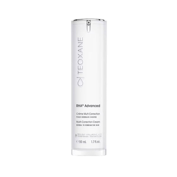 Teoxane RHA Advanced Multi-Correction Cream for normal to combination skin pump bottle, 50 mL / 1.7 fl oz