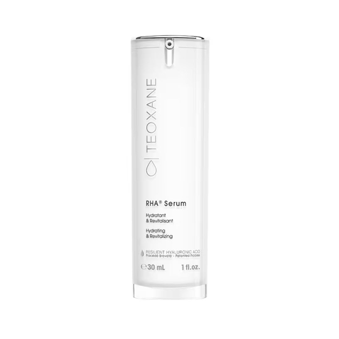 Teoxane RHA Serum Hydrating and Revitalizing pump bottle with Resilient Hyaluronic Acid, 30 mL / 1 fl oz