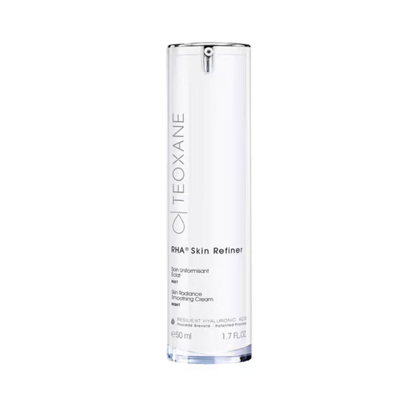 Teoxane RHA Skin Refiner Skin Radiance Smoothing Night Cream pump bottle with Resilient Hyaluronic Acid, 50 mL / 1.7 fl oz