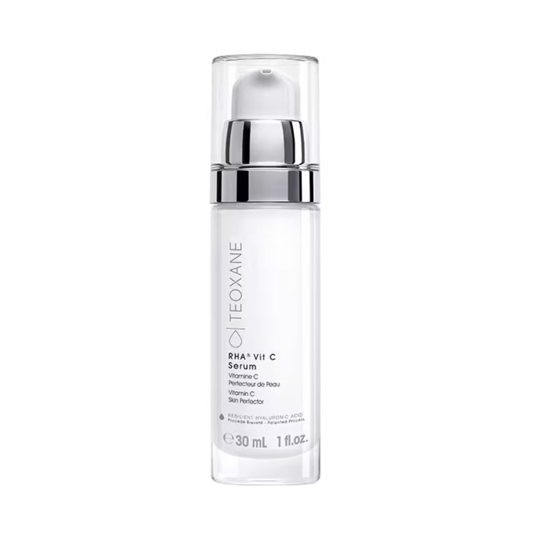 Teoxane RHA Vit C Serum Vitamin C Skin Perfector pump bottle, 30 mL / 1 fl oz