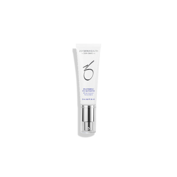 ZO Skin Health 10% Vitamin C Self-Activating Serum 20mL 0.67 fl oz – brightening vitamin C treatment with pump applicator to reduce dark spots and improve skin radiance