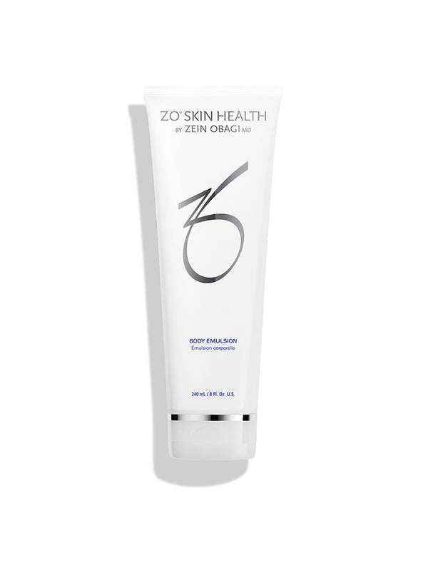 ZO Skin Health Body Emulsion 240mL 8 fl oz – lightweight daily body moisturizer to hydrate and soften skin