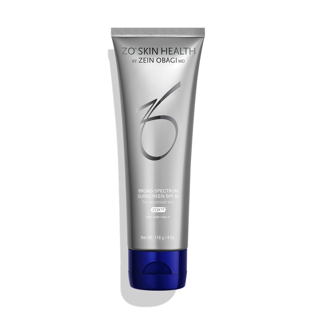 ZO Skin Health Broad Spectrum Sunscreen SPF 50 118g 4 oz – lightweight daily sun protection for sensitized skin with ZOX12 technology