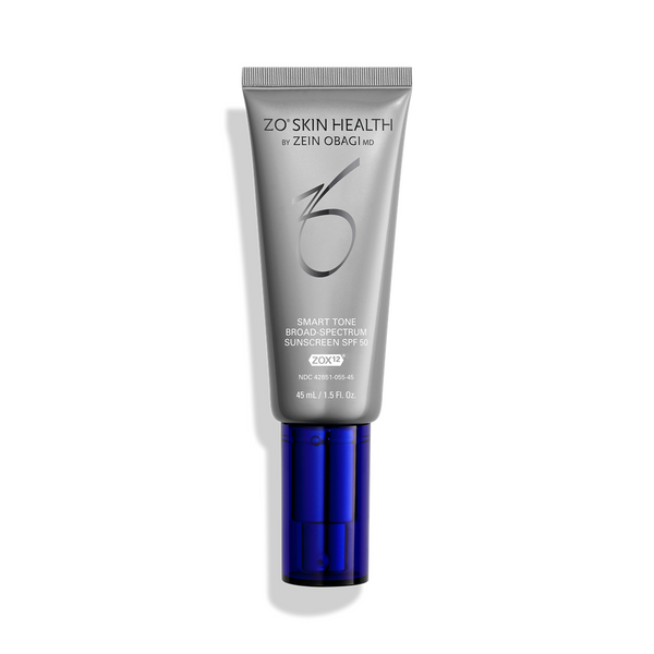 ZO Skin Health Smart Tone Broad Spectrum Sunscreen SPF 50 45mL 1.5 fl oz – tinted daily sunscreen with ZOX12 technology to protect skin and adapt to skin tone