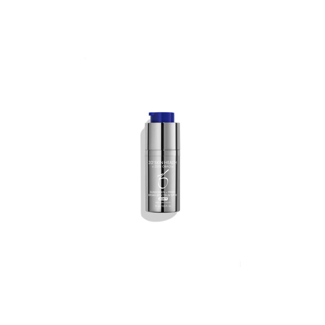 ZO Skin Health Sunscreen + Primer Broad Spectrum SPF 30 15mL 0.5 fl oz – tinted primer and sunscreen in one with ZOX12 technology for daily sun protection and smooth makeup base