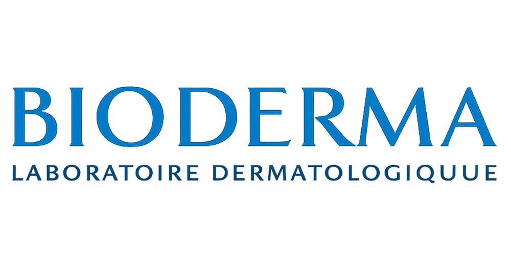 Bioderma Laboratoire Dermatologique logo in blue text on a white background.