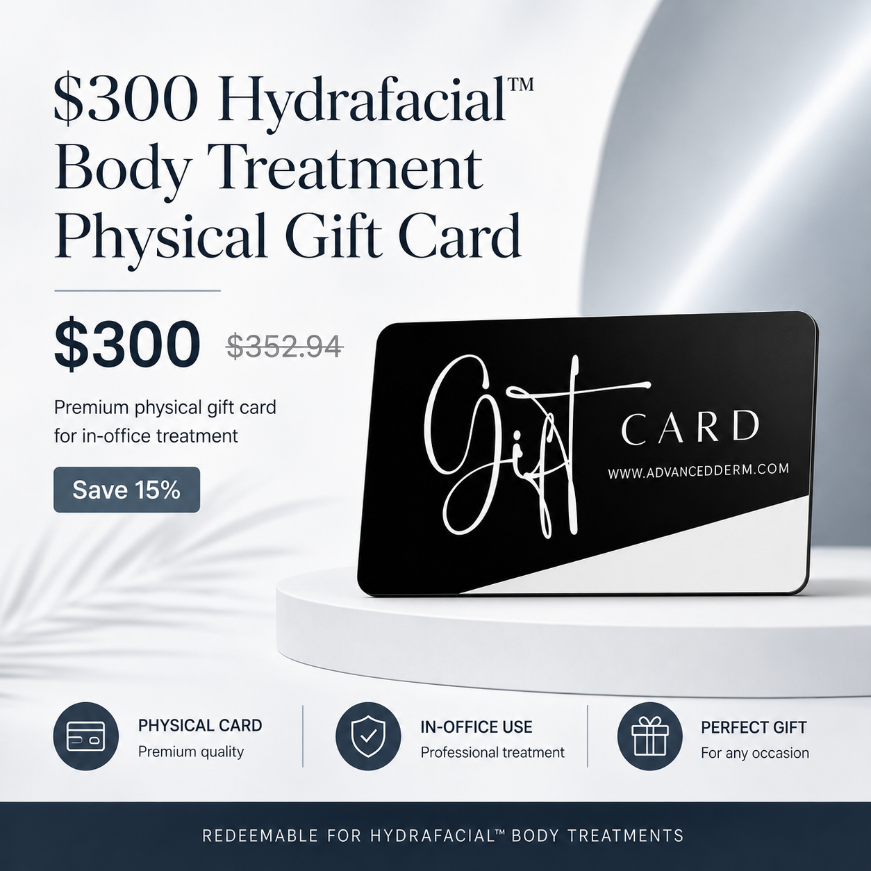 In-Clinic Hydrafacial Body Gift Card