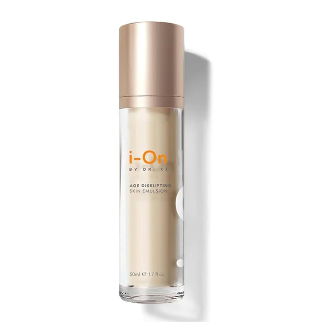i-On by Dr. Xi Age Disrupting Skin Emulsion 1.7 fl oz bottle with rose gold cap