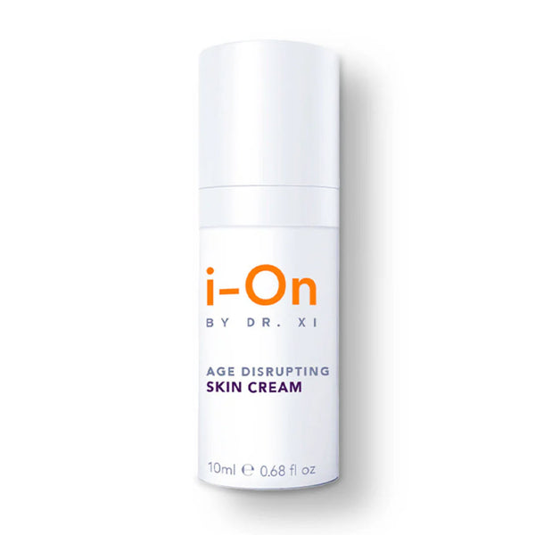 i-On by Dr. Xi Discovery Age Disrupting Skin Cream travel size bottle, 0.68 fl oz / 10ml