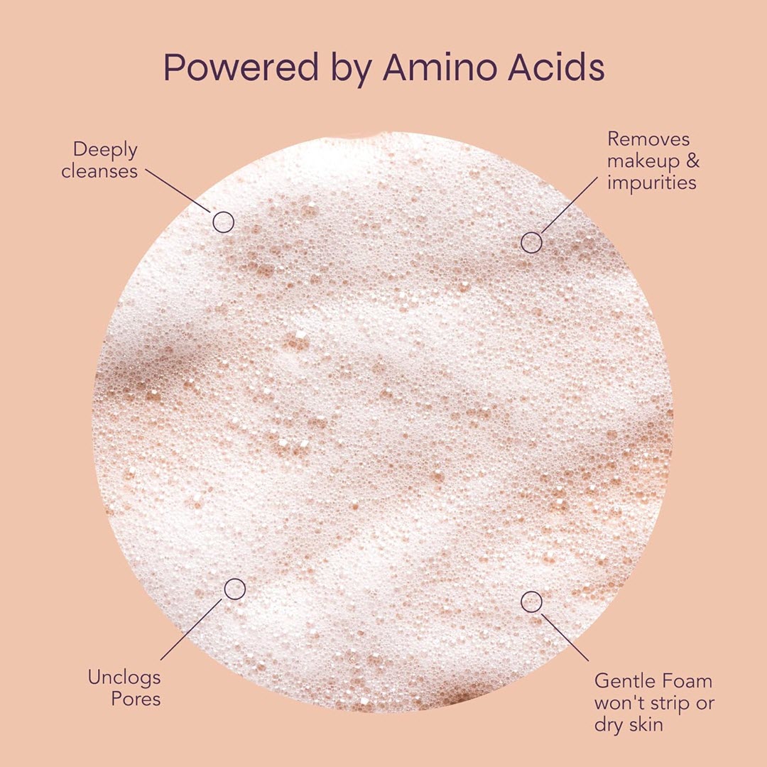 i-On Gentle Deep Pore Cleanser amino acid foam that deeply cleanses, unclogs pores, removes makeup and impurities, and won't strip or dry skin