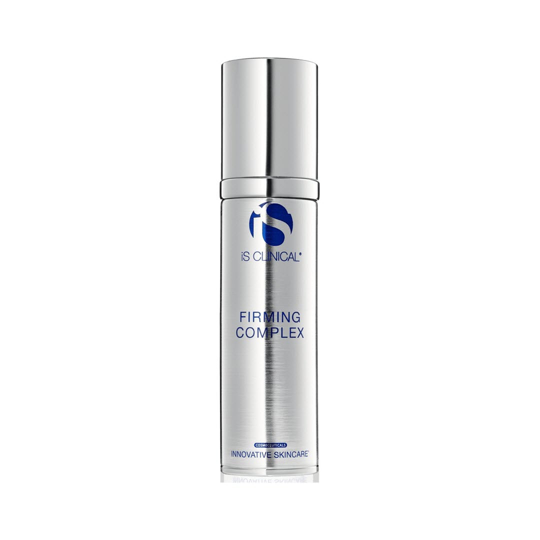 iS Clinical Firming Complex bottle, 1.7 oz / 50 g, an anti-aging neck and décolleté treatment