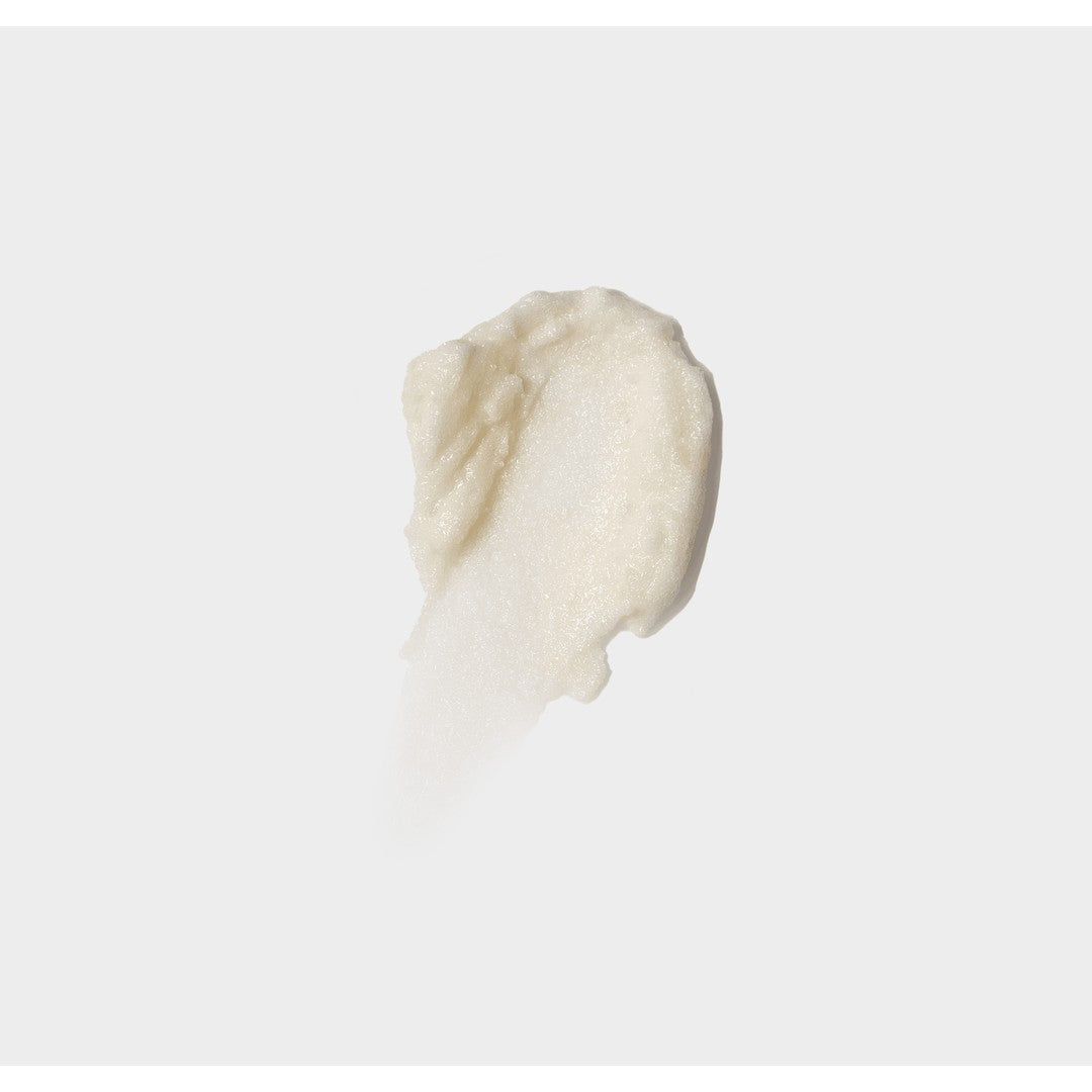 Swatch of iS Clinical Lip Polish scrub texture showing its rich, buttery consistency