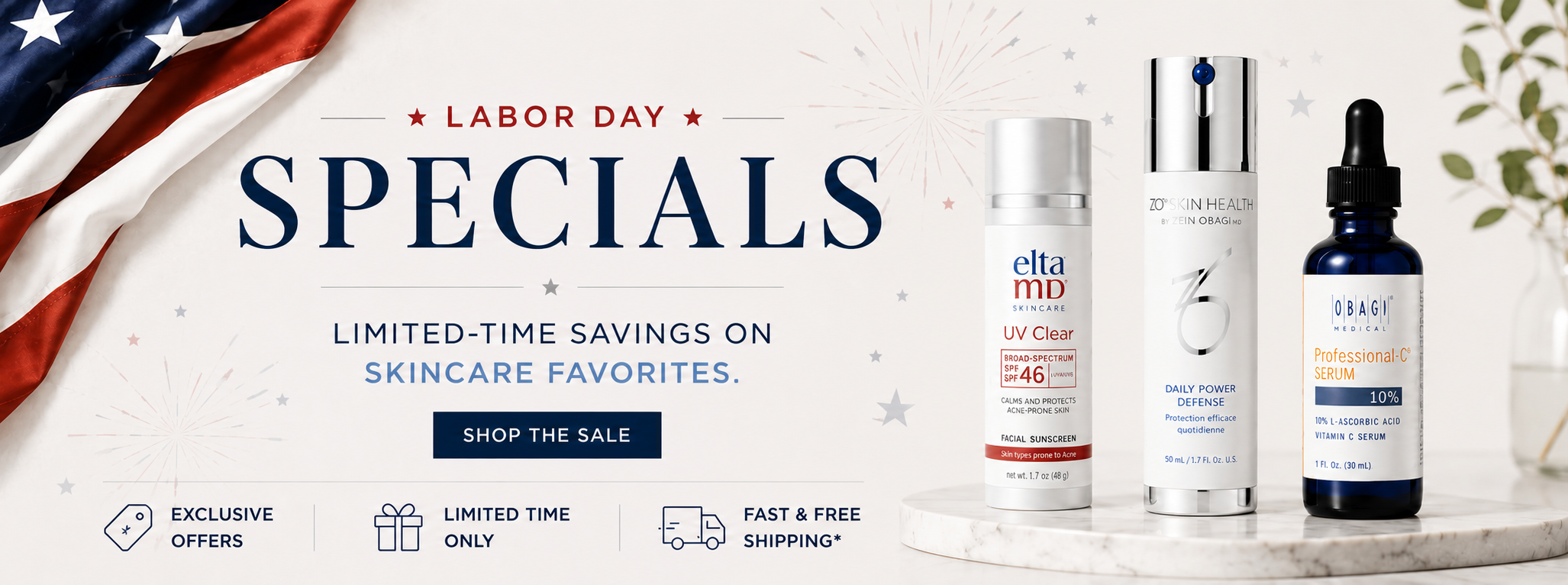 Labor Day skincare specials