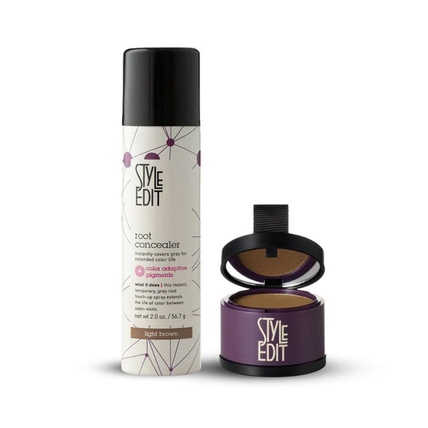 Style Edit® Root Touch Up Powder and Spray Duo - Light Brown