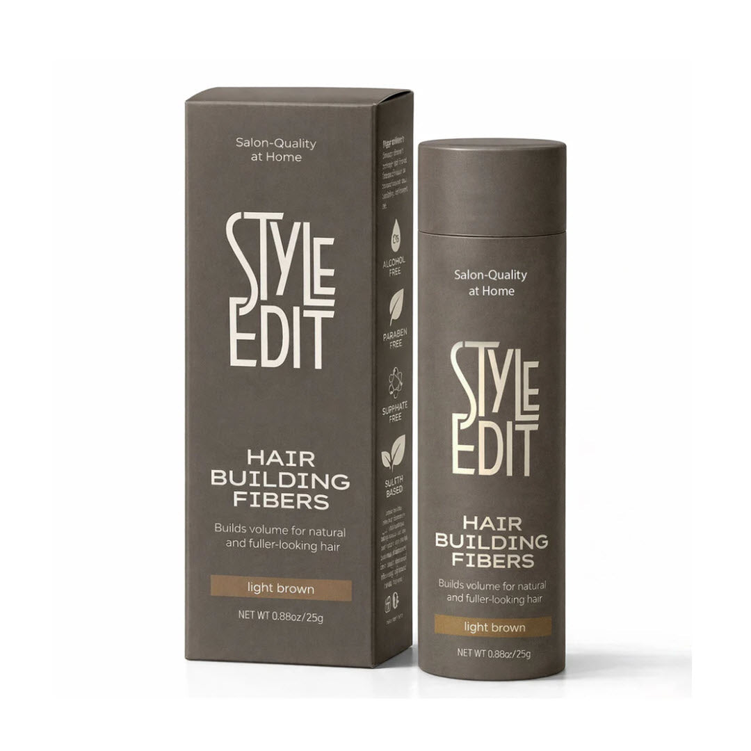 Style Edit® Hair Building Fibers - Light Brown 0.88 oz