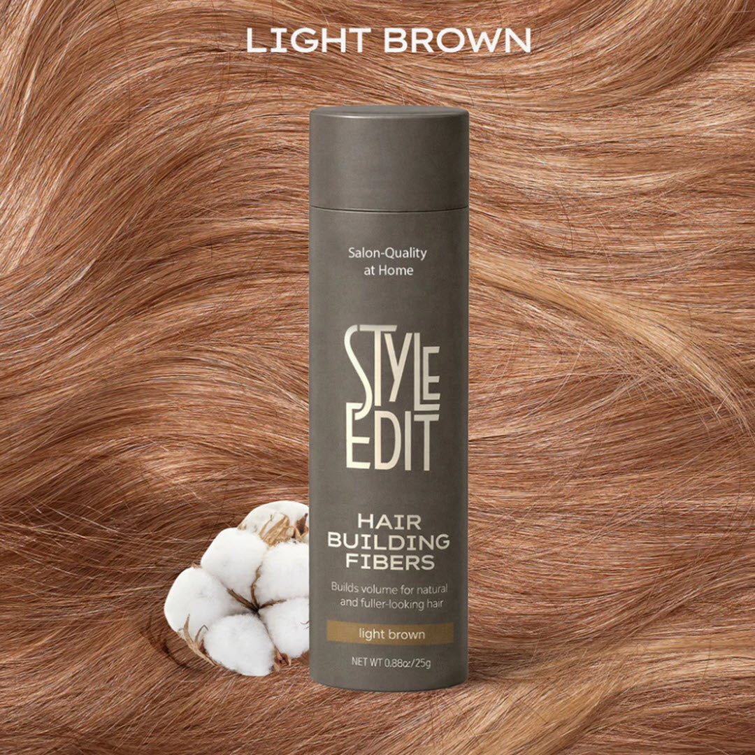 Style Edit® Hair Building Fibers - Light Brown 0.88 oz