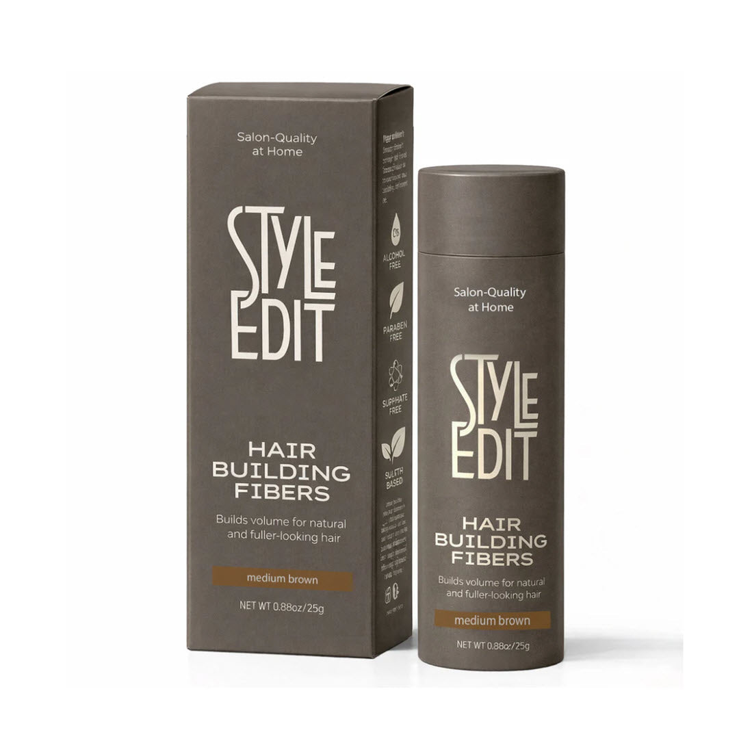 Style Edit® Hair Building Fibers - Medium Brown 0.88 oz