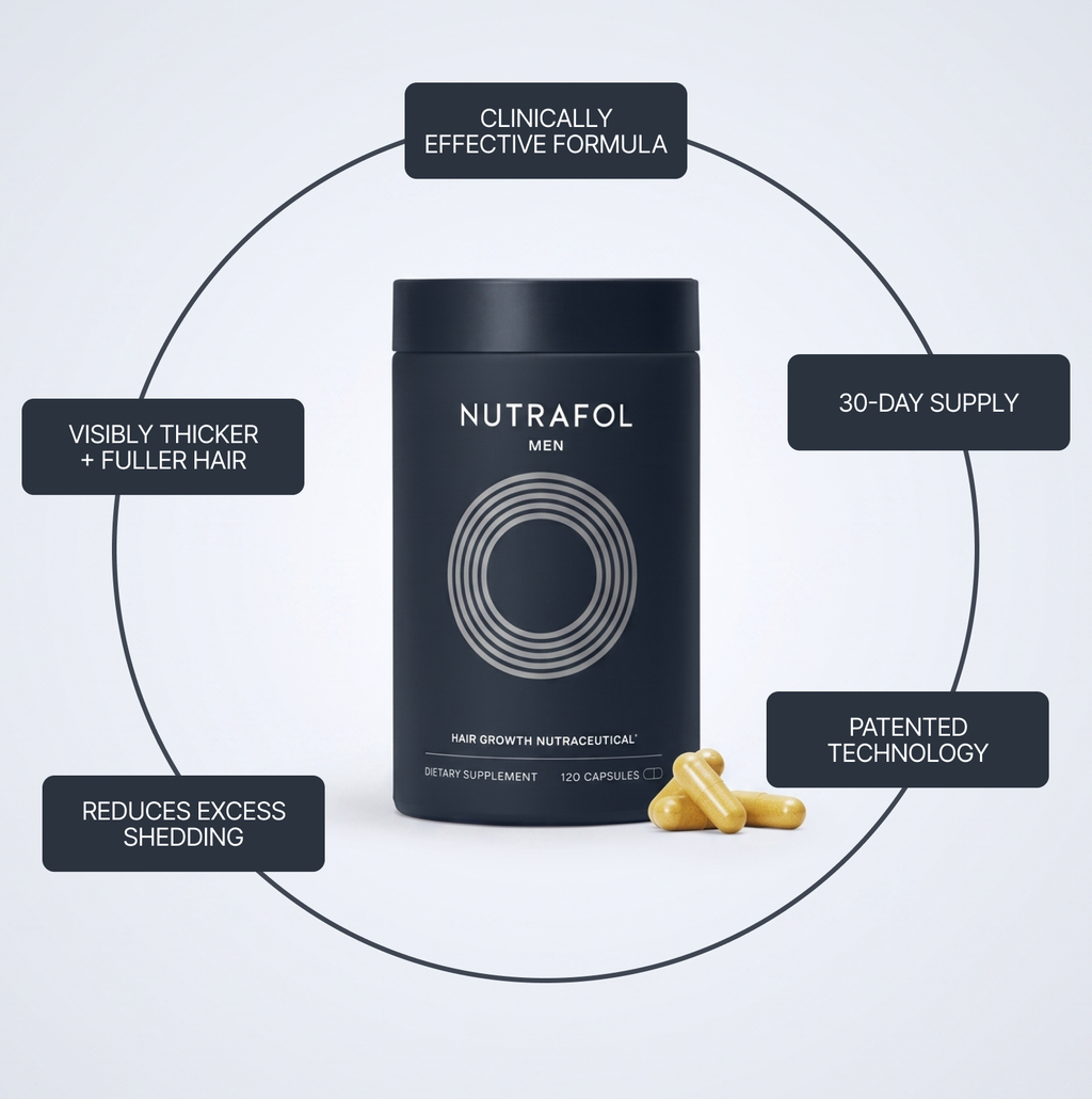 Nutrafol® Men's Hair Growth Nutraceutical - 1-Month Supply