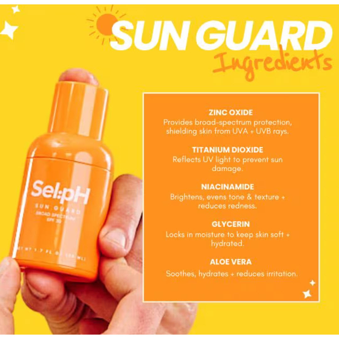 SelpH® Sun Guard SPF 30 Broad Spectrum Mineral Sunscreen 1.7 fl oz